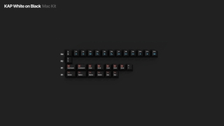KAP White on Black: Mac Kit