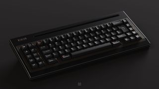 KAP White on Black keycaps on an OGR keyboard